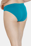 Zivame Medium Rise Full Coverage Seamless Bikini Panty - Harbor Blue — thumbnail 2